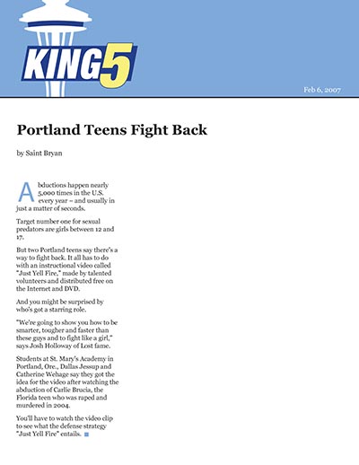 Portland Teens Fight Back