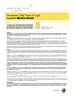 November Daily Points of Light Award to Dallas Jessup