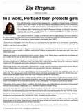 In a word, Portland teen protects girls