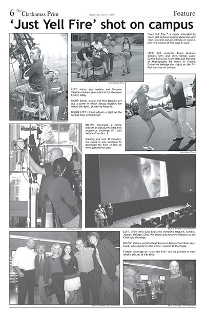 ‘Just Yell Fire’ shot on campus