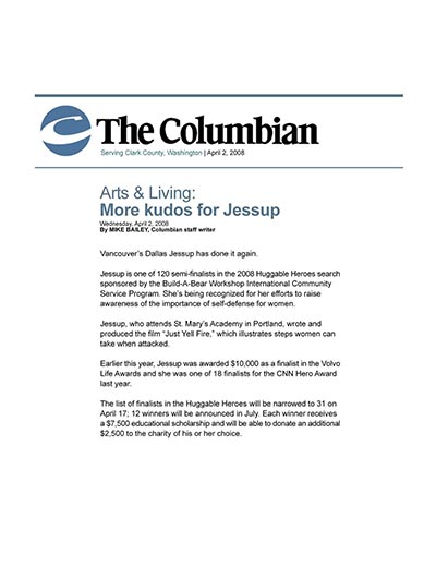 More Kudos for Jessup