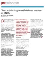 Teen activist to give self-defense seminar at ENMU