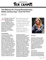 The Making of a Young Revolutionary: Dallas Jessup says "Just Yell Fire!"