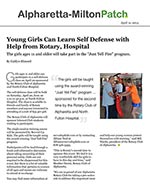 Young Girls Can Learn Self Defense with Help from Rotary, Hospital